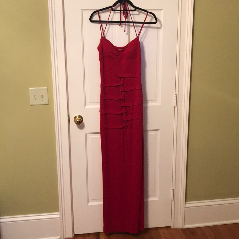 Nicole Miller red gown
